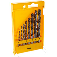 Набор сверл по металлу (1-10 мм, 10 шт., в пластиковой кассете) DEWALT DT5921