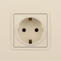 Розетка ЭРА Elegance 2P+E Schuko, 16A-250В, IP20, сл.кость 14-2101-02 Б0034265