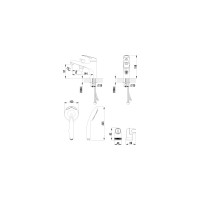 Смеситель на борт ванны Lemark Omega LM3115C
