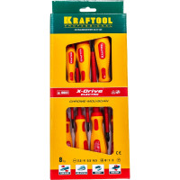 Набор высоковольтных отверток KRAFTOOL Х-Drive ELECTRO 250088-H8