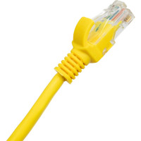 Многожильный патч-корд Cablexpert UTP кат.5e, 10м, литой, жёлтый PP12-10M/Y