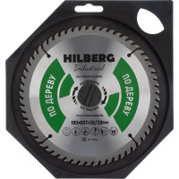 Диск пильный Hilberg Industrial Дерево Тонкий Рез 190x20x60Т HWT193
