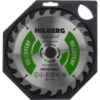 Диск пильный Hilberg Industrial Дерево 250x30x24Т HW250
