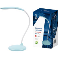 Настольный светильник Uniel TLD-558 Blue/LED/280Lm/5000K/Dimmer, UL-00004140