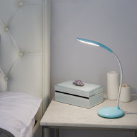 Настольный светильник Uniel TLD-558 Blue/LED/280Lm/5000K/Dimmer, UL-00004140
