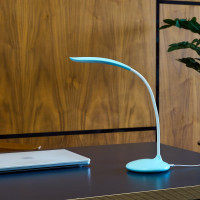 Настольный светильник Uniel TLD-558 Blue/LED/280Lm/5000K/Dimmer, UL-00004140