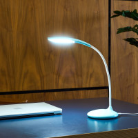 Настольный светильник Uniel TLD-558 Blue/LED/280Lm/5000K/Dimmer, UL-00004140