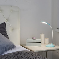 Настольный светильник Uniel TLD-558 Blue/LED/280Lm/5000K/Dimmer, UL-00004140