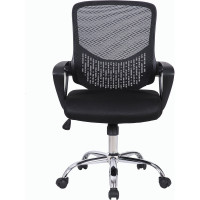 Компьютерное офисное кресло BRABIX Next MG-318, с подлокотниками, хром 531834