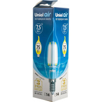 Светодиодная лампа Uniel LED-CW35-7,5W/NW/E14/CL GLA01TR. UL-00003296