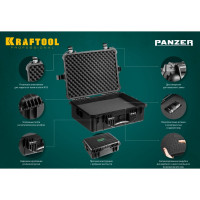 Ударопрочный пластиковый ящик KRAFTOOL Panzer степень защиты IP55, 16" 38251-16