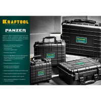 Ударопрочный пластиковый ящик KRAFTOOL Panzer степень защиты IP55, 16" 38251-16