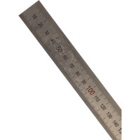Стальная линейка 300х25х1 мм, цветная шкала 0,5 мм Kinex (K-MET) 1022-02-030