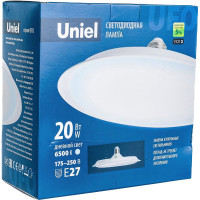 Светодиодная лампа Uniel Форма UFO, матовая LED-U165-20W/6500K/E27/FR PLU01WH UL-00004572