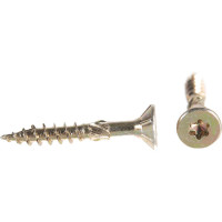 Шуруп Rusconnect CS 05035 с/нарез. д/дерева, потай, 5х35, 200 шт. Желтый цинк 310502