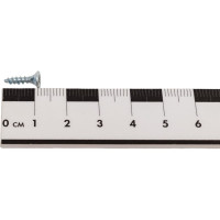 Потайной универсальный шуруп Метизный двор 3,0x12, белый, 60 шт. 4690441018823