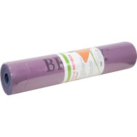 Двухслойный коврик для йоги BRADEX TPE 183x61x0.6 см, фиолетовый SF 0402