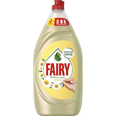 Средство для мытья посуды FAIRY Нежные руки Ромашка и витамин Е, 1.35 л 740297 0001009599 606048