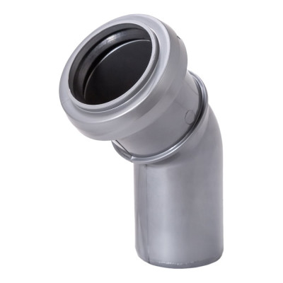 Отвод внутренней канализации LAMMIN 40х45 градусов Lm35040004045