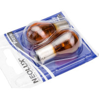 Автолампа NEOLUX PY21W BAU15s YELLOW блистер, 2шт 12V 1 10 N581-02B