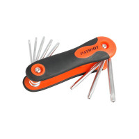 Набор ключей PATRIOT SKT-8F, TORX, T9-T40 складные, CRV, 8-в-1 350002009