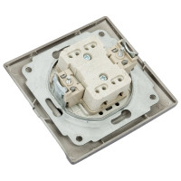 Выключатель Smartbuy 2-клавишный с индикатором 10А черный, Венера SBE-01b-10-SW2-1-c