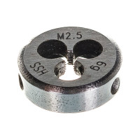 Круглая плашка NORGAU M2,5х0,45 013701110
