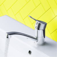 Смеситель для умывальника Dorff Norma с поворотным изливом D1000000