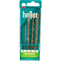 Набор свёрл по бетону ProConcrete (4 шт; 5,6,8,10 мм) Heller TD16873