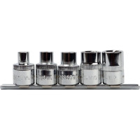 Набор 3-гранных головок АвтоDело М5-М12 DR1/2" 5 пр. 39970 15842