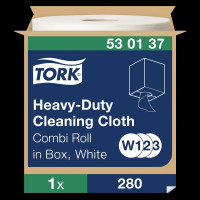 Нетканый материал TORK арт. 530137 Premium 530, белый, малый рулон 106,4 м 8925