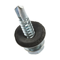 Саморез КРЕП-КОМП кровельный цинк, с шайбой EPDM, PT-3, 4,8х25 300шт ск4825пт3ф ск4825пт3ф