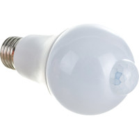 Светодиодная лампа с датчиком освещенности и датчиком движения Uniel LED-A60-12W 4000K, E27, PS+MS, PLS10WH UL-00005713