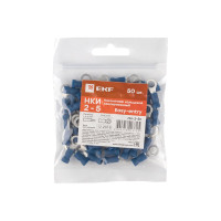 Кольцевой изолированный наконечник EKF PROxima НКИ 2,5-5, 50шт nki-2-5n
