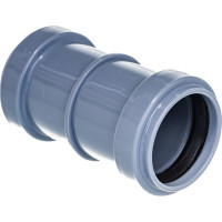Канализационная соединительная муфта RTP с перегородкой, 32 мм, серая 11333