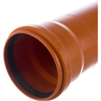 Гладкая труба RTP ПП, класс жесткости SN 4, Д 110 мм, S=3,4 мм, L 2000 мм 11211