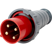 Электрическая кабельная вилка IEK 63А, 3P+E, 380В, IP54, 034, ИЭК PSR02-063-4