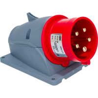 Стационарная вилка IEK ССИ-525 32А-6ч/200/346-240/415В 3Р+РЕ+N IP44 MAGNUM PSN52-032-5