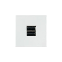 Розетка USB EKF сила тока 2.1А без индикатора E2MR2-20USB-10
