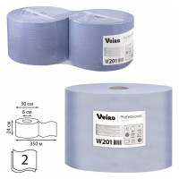 Протирочная бумага VEIRO PROFESSIONAL Comfort комплект 2шт 1000 листов в рулоне 24x35 см 2-слойная  Comfort 127103 22612
