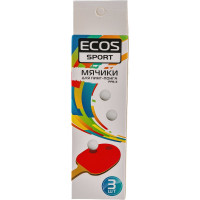 Мячики для пинг-понга Ecos PPB-3 3 шт. 323109