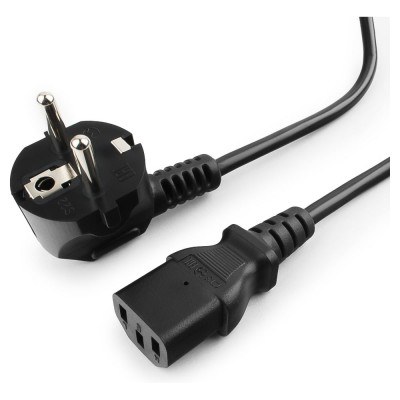 Шнур ПВС-АП Power Cube S22C13-250-10-1,8 черный 1,8м C13 3x0.75 10А с заземлением RPC-186BLPRO1.8