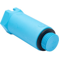 Монтажная заглушка Uni-Fitt Н 1/2", с прокладкой, синяя 608B2000