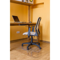 Защитный коврик для напольных покрытий BSL-office, поликарбонат 90х120 см, глянец, толщина 1,5 мм 1015091200