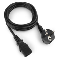 Шнур ПВС-АП Power Cube S22C13-250-10-1,8 черный 1,8м C13 3x0.75 10А с заземлением RPC-186BLPRO1.8