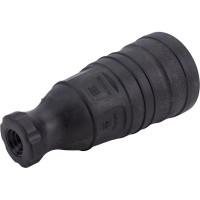 Переносная розетка IEK Omega рбп14-1-0м ip20, черная OM-KR20-16-20-P1-00-K02