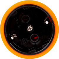 Переносная розетка IEK Omega рбп14-1-0м ip20, оранжевая OM-KR20-16-20-P1-00-K09