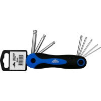 Набор имбусовых складных шестигранных ключей vertextools 1.5–8, 8 предметов 1634-8