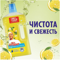 Средство для мытья пола и стен MR. PROPER 1 л лимон 0001008328