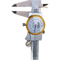 Стрелочный штангенциркуль Kinex (K-MET) DIN 862 150/40 мм, 0,02 мм 6013-02-150